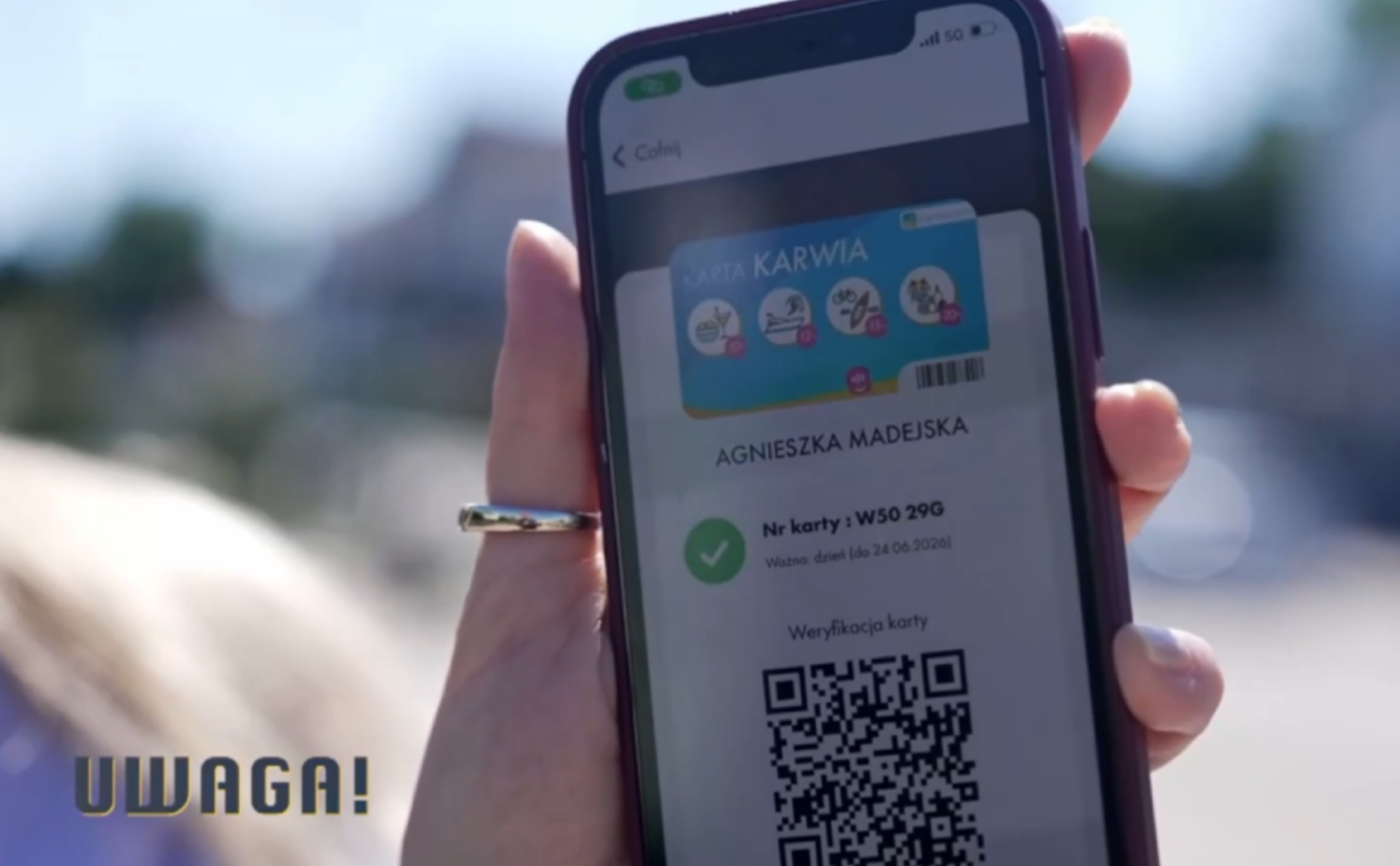 Karta Karwia pokazana w programie UWAGA TVN